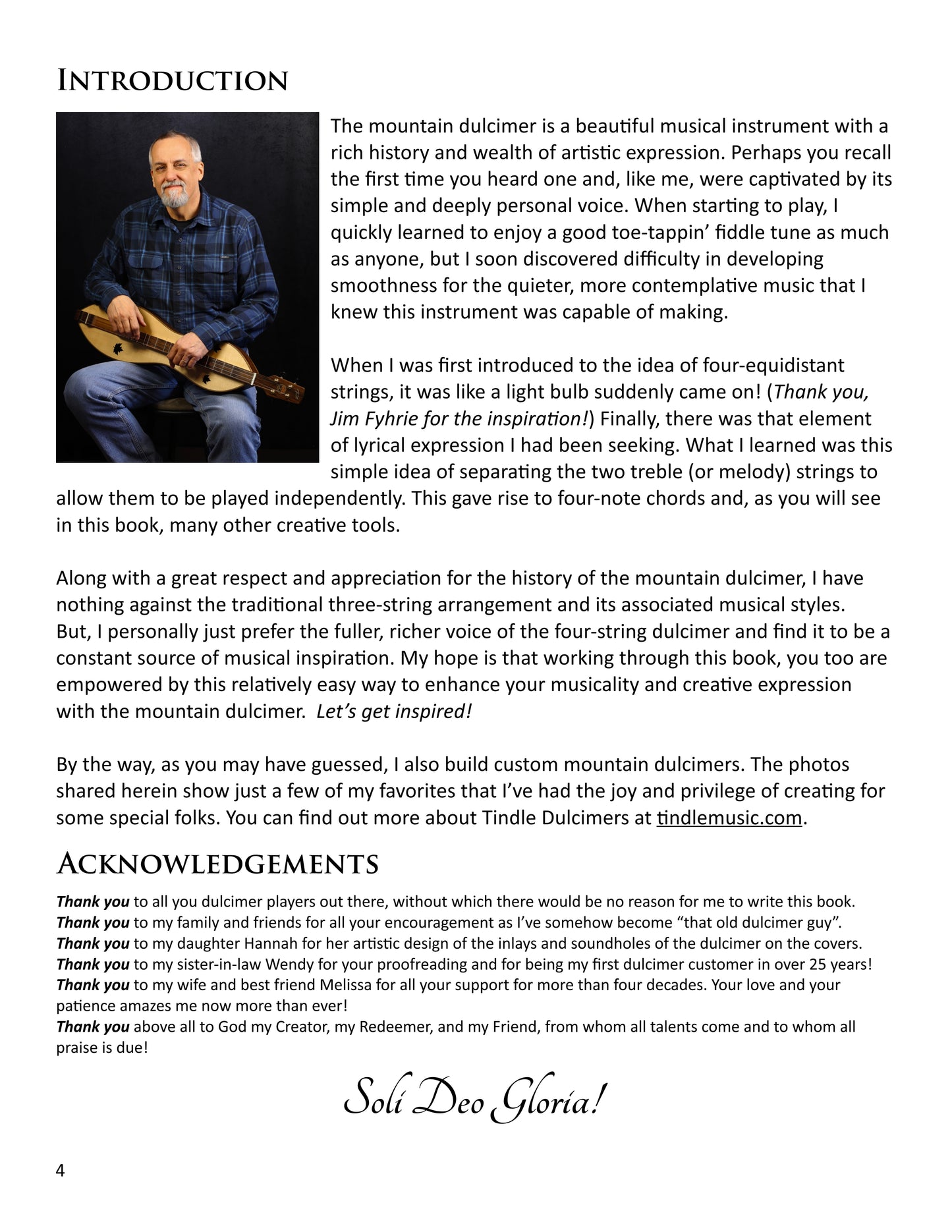 B103P The Essential Four-String Dulcimer - Printed Hard Copy