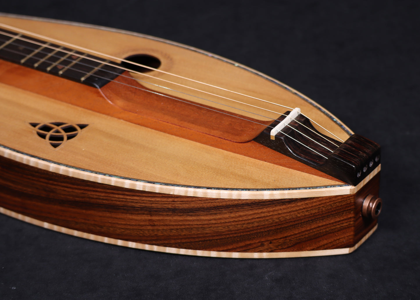 #2.060 Rosewood & Cedar Custom Sonata Dulcimer