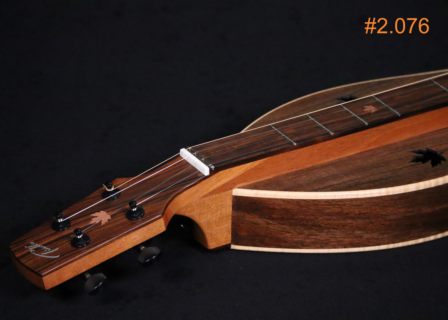 #2.076 Oregon Walnut & Cedar Premium Serenade Dulcimer