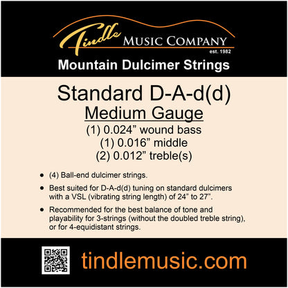 Mountain Dulcimer Strings