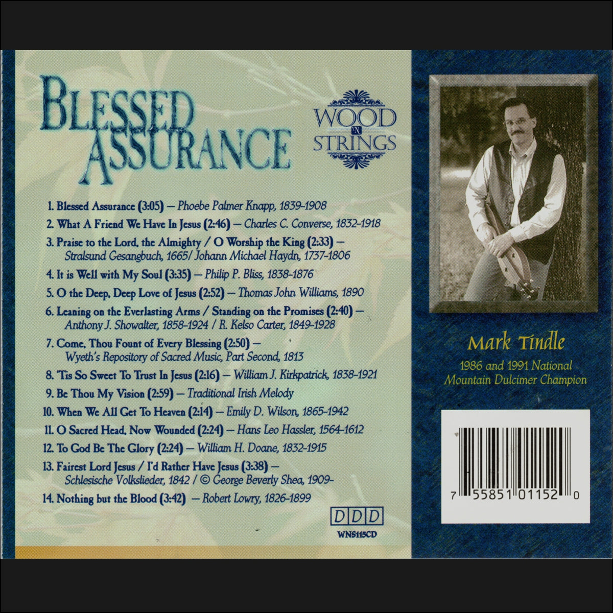 CD102M Blessed Assurance - MP3 downloads – Tindle Music Co